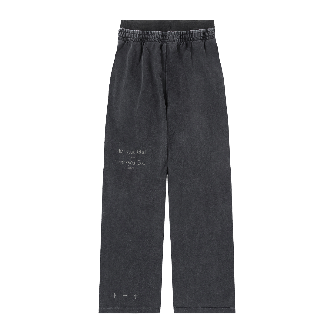 Vintage Wash Double Waist Sweat - Subtle Backside Signature Logo