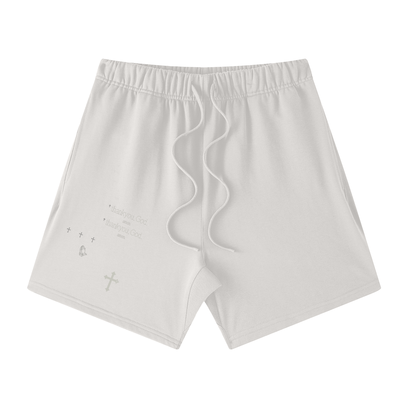 Dainty Sticker Shorts - Oat